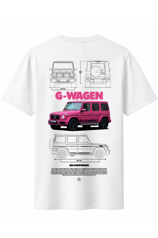G WAGEN Arka Baskılı Kaliteli Unisex Tişört