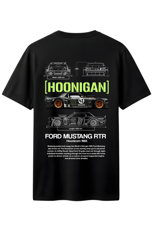 Hoonicorn 65 Arka Baskılı Kaliteli Unisex Tişört