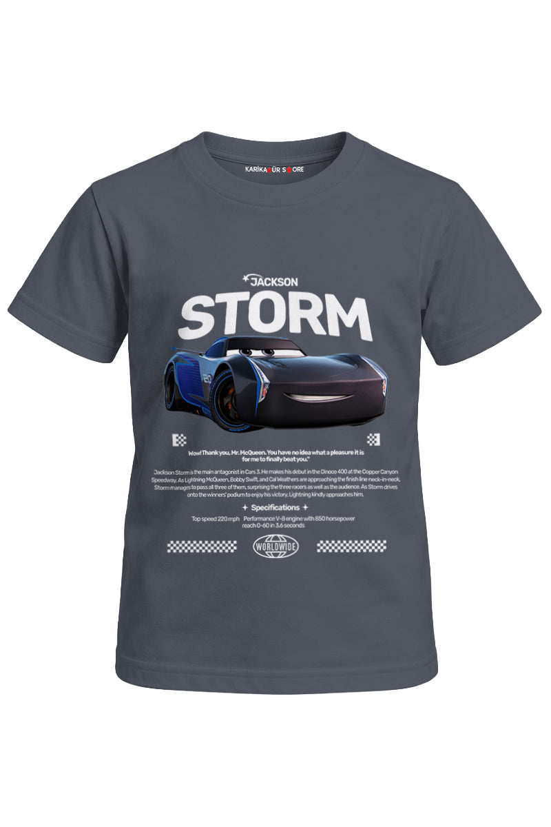Jackson Storm Baskılı Unisex Çocuk Tişört