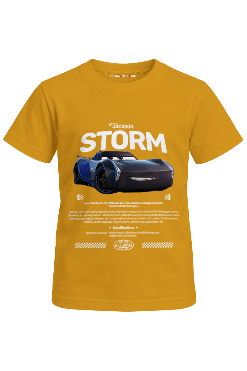 Jackson Storm Baskılı Unisex Çocuk Tişört