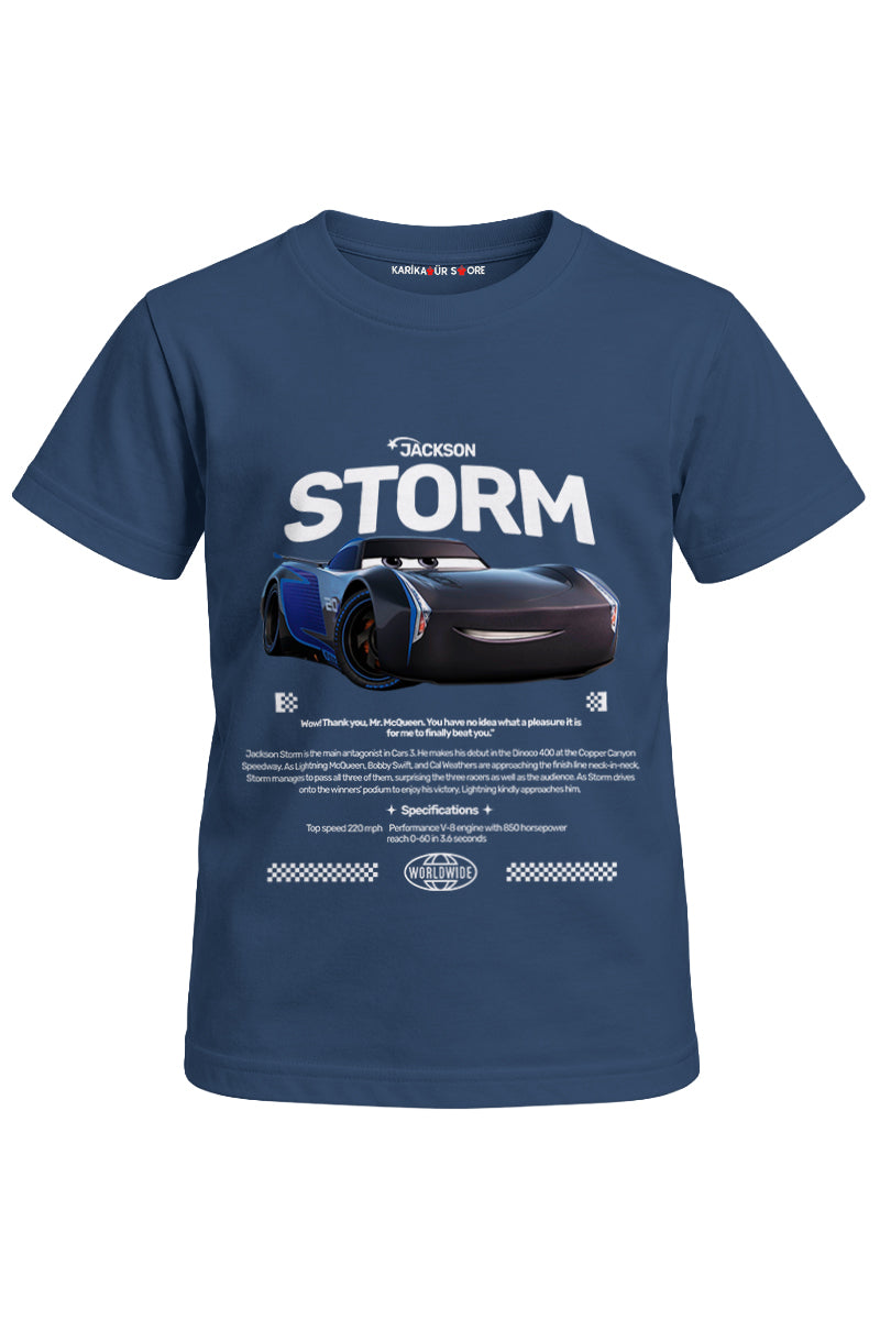 Jackson Storm Baskılı Unisex Çocuk Tişört
