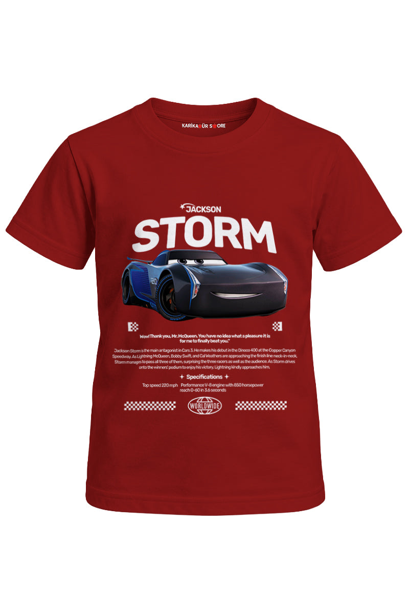 Jackson Storm Baskılı Unisex Çocuk Tişört