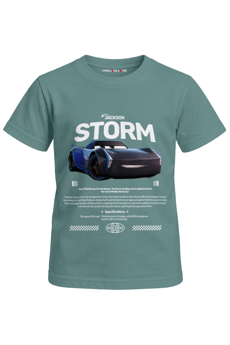 Jackson Storm Baskılı Unisex Çocuk Tişört