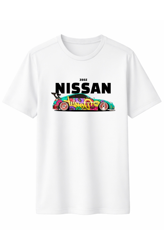 Nissan 350 Ön Baskılı Kaliteli Unisex Tişört