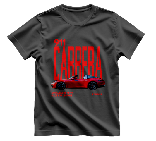 Porsche 911 Tasarımlı Kaliteli Baskılı Tişört