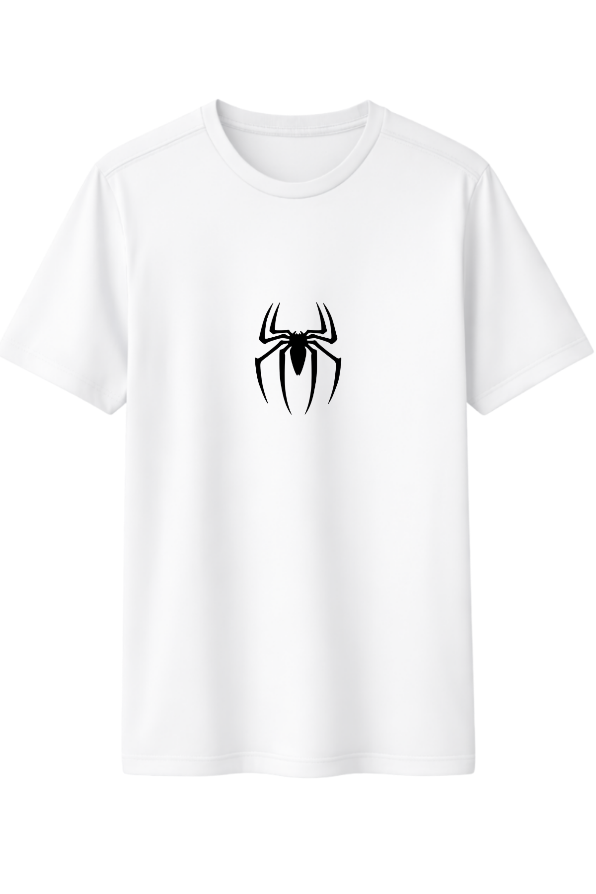 Spider basklılı Önlü ve Arkalı Kaliteli Unisex Tişört