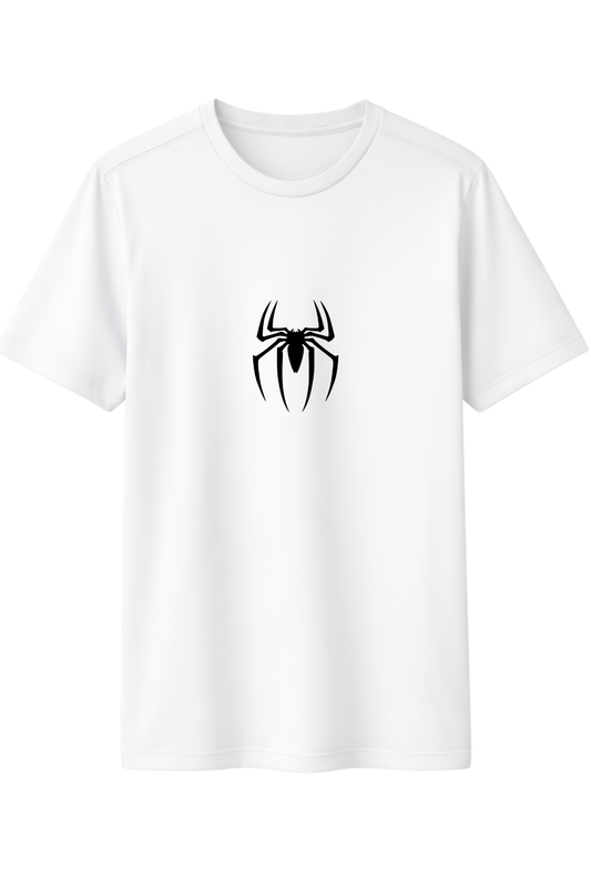 Spider basklılı Önlü ve Arkalı Kaliteli Unisex Tişört