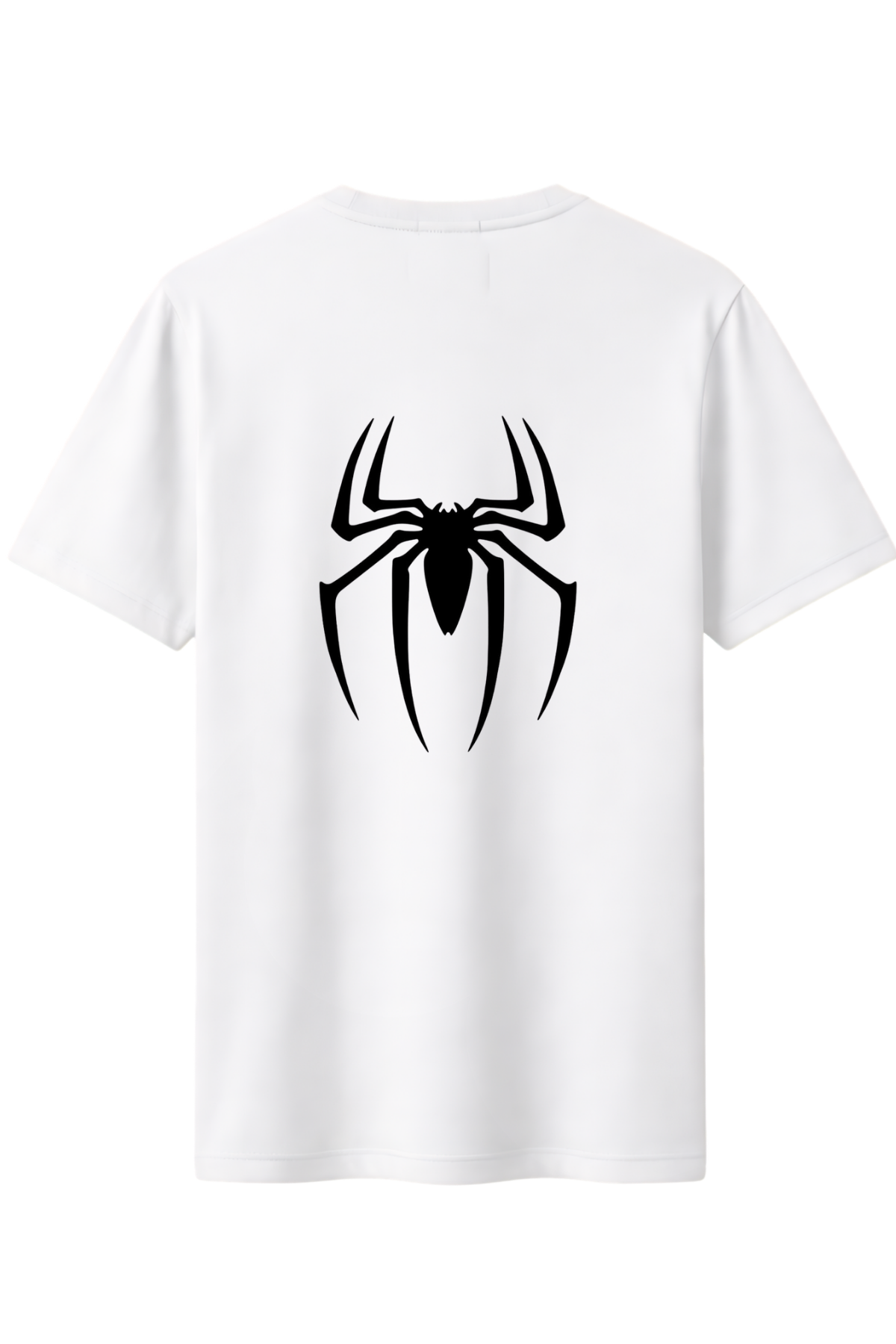 Spider basklılı Önlü ve Arkalı Kaliteli Unisex Tişört