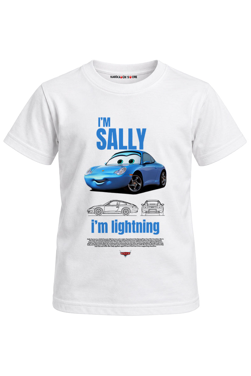 Sally Baskılı Unisex Çocuk Tişört