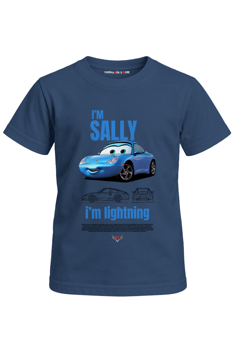 Sally Baskılı Unisex Çocuk Tişört
