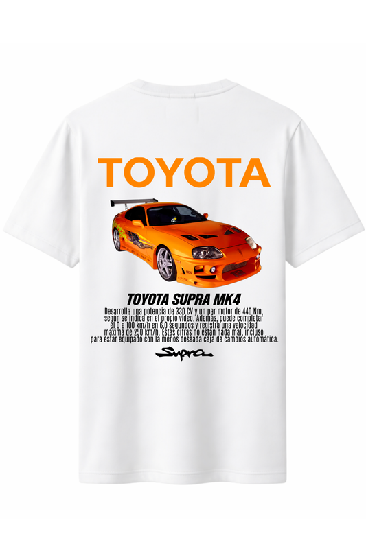 Supra MK4 Ön ve Arka Baskılı Kaliteli Unisex Tişört