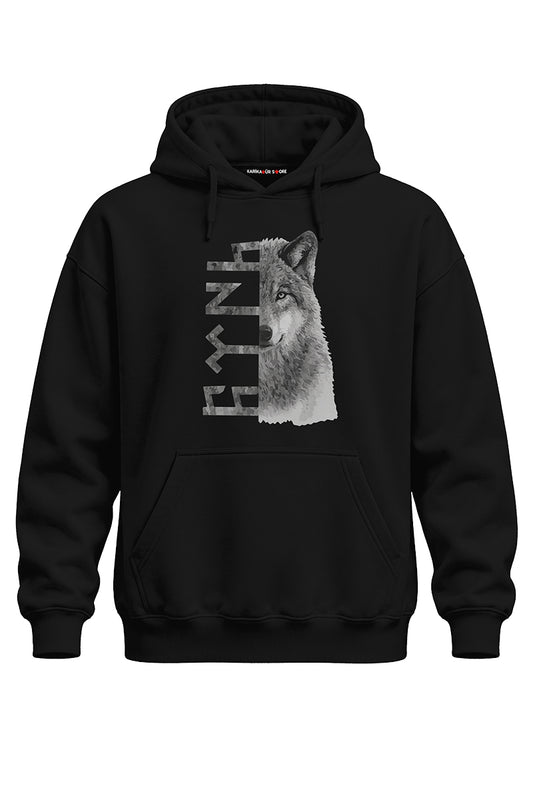 Tengri Türk Kurt Baskılı Kaliteli Unisex Kapşonlu Sweatshirt