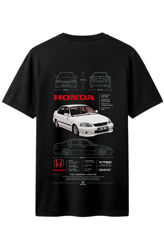 Hnda Baskılı Kaliteli Unisex Tİşört