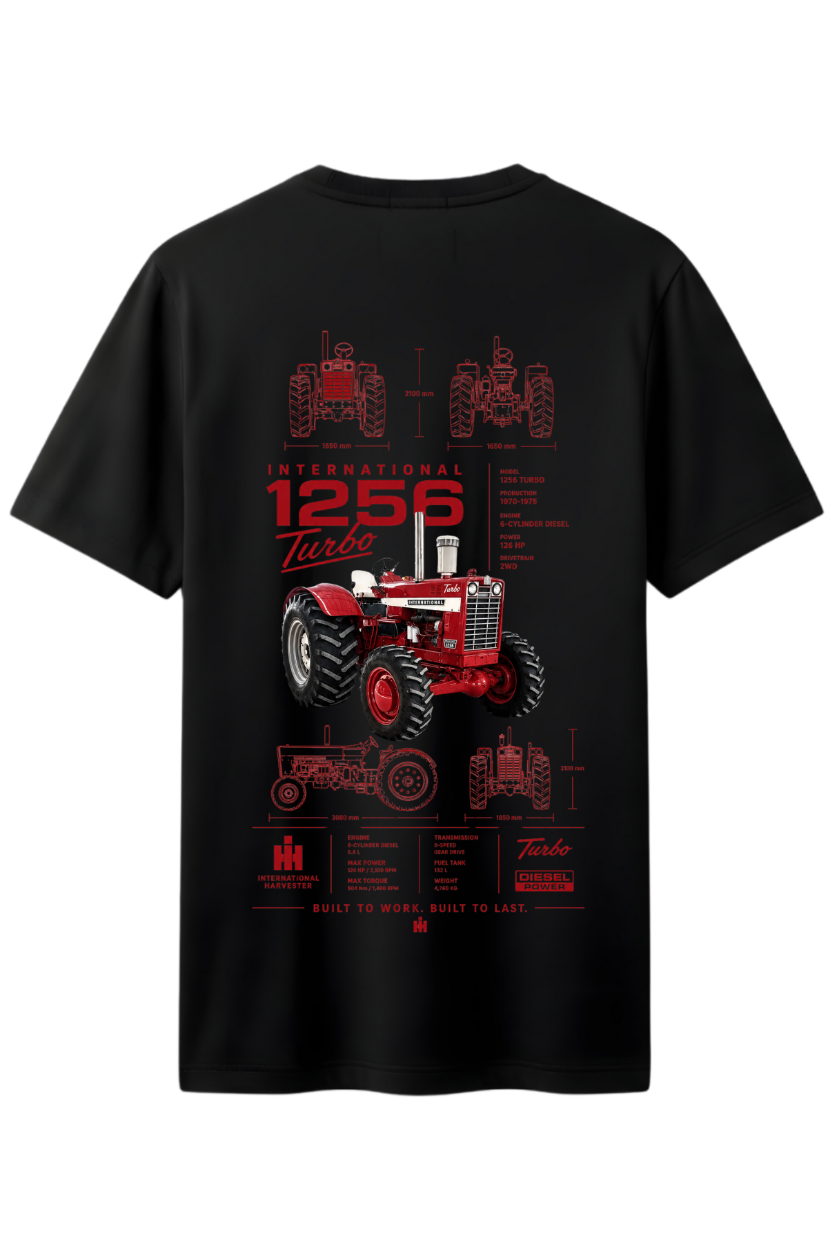 İnternational Turbo Baskılıo Unisex Tişört