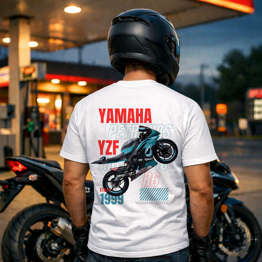 Yamaha YZF R6 Kaliteli Basklılı T-shirt