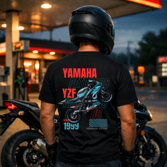 Yamaha YZF R6 Kaliteli Basklılı T-shirt