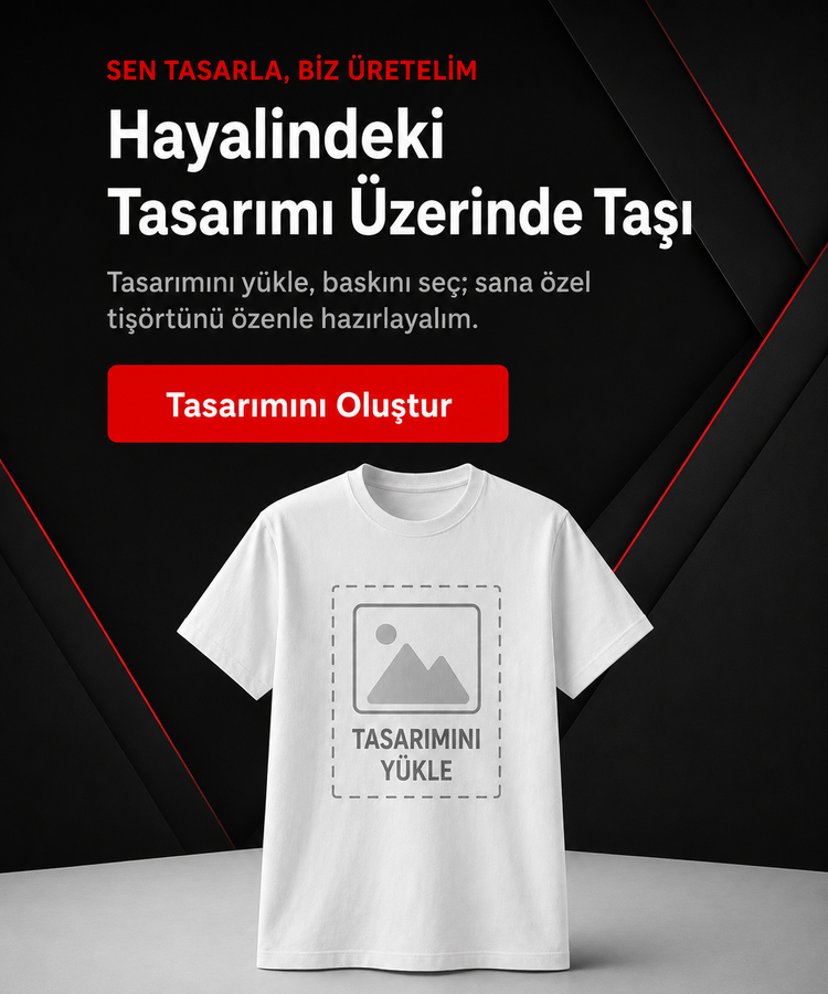 Kişiye özel tişört tasarla – Tasarımını oluştur